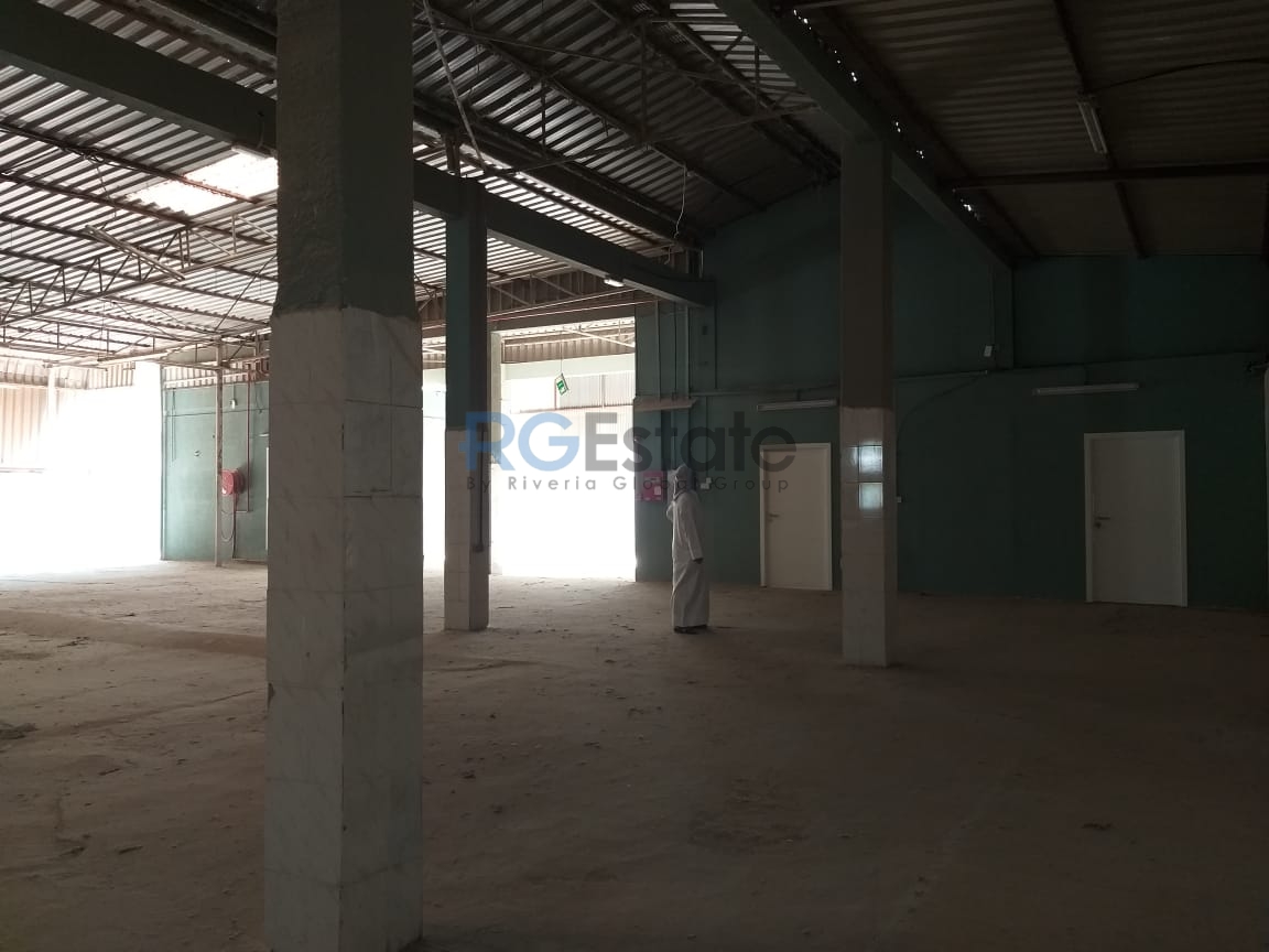 1 ميغاواط مع مكتب سقيفة متاح للإيجار في القصيص  | RGEstate UAE