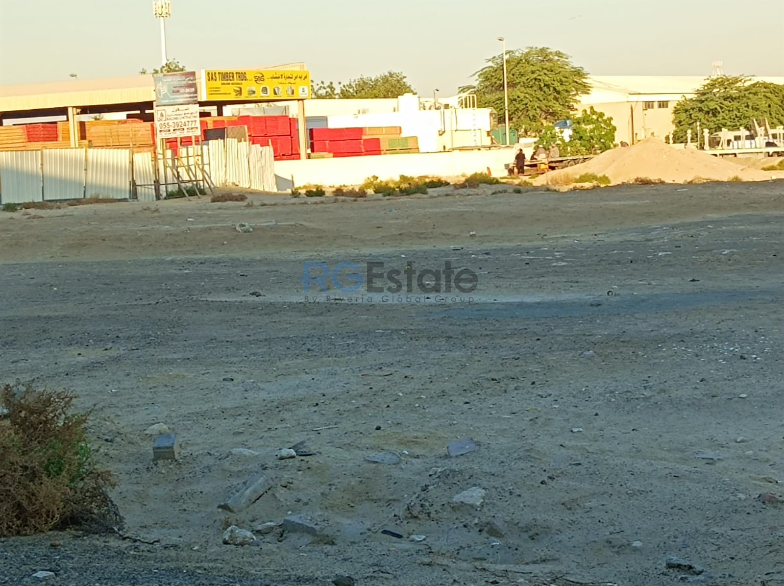 Freehold Plot 31,550 sqft Can Build Showroom office & Apartment For Sale in Ras Al Khor  | RGEstate UAE