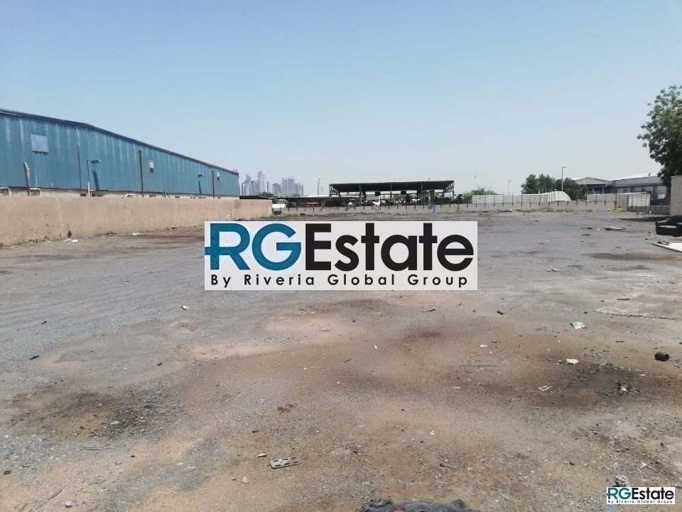 Spacious Industrial Land with Office: 23,500 Sqft Available for Long-Term Lease in Ras Al Khor  | RGEstate UAE
