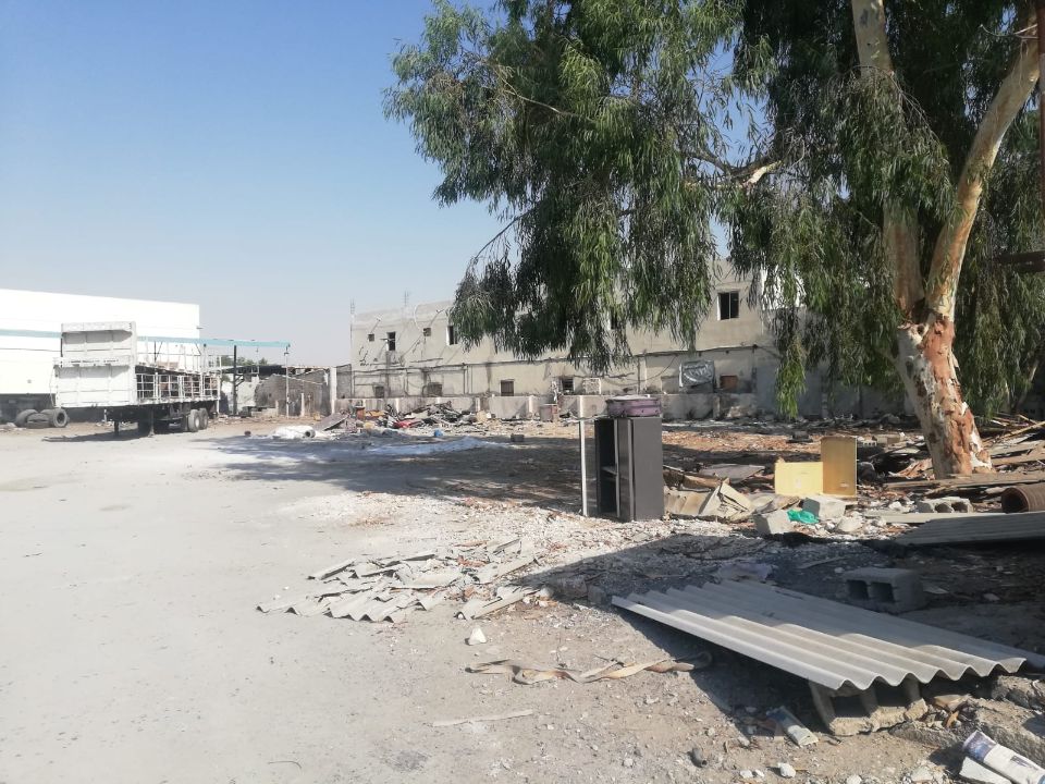 40,000 sqft Industrial land with shed and office for rent in Ras Al Khor Industrial Area  | RGEstate UAE