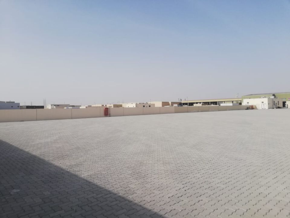 40,000 Sqft Industrial Land with Office & Boundary Wall for Rent – Sajja, Sharjah  | RGEstate UAE