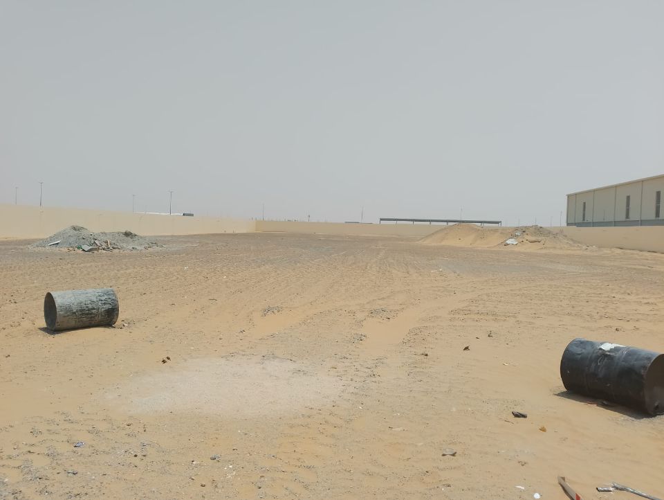 55,000 Sq Ft Freehold Industrial Land with Boundary Wall for Sale – Sajja, Sharjah  | RGEstate UAE