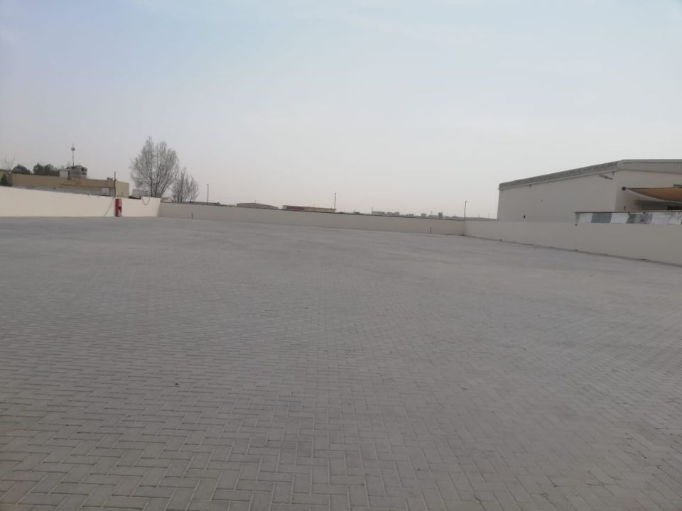 30,000 Sqft Industrial Land with Office & Boundary Wall (Fully Interlocked) For Rent in Sajja, Sharjah  | RGEstate UAE